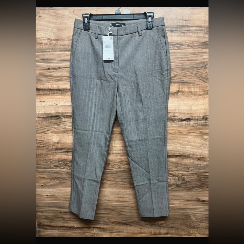 NWT Mango Elegant Gray Dress Pants size 6